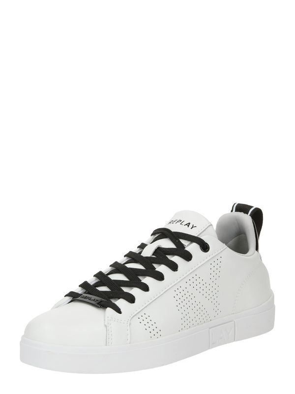 REPLAY REPLAY Ниски маратонки  черно / бяло