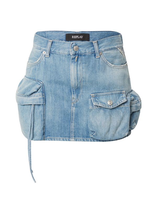 REPLAY REPLAY Пола  светлосиньо