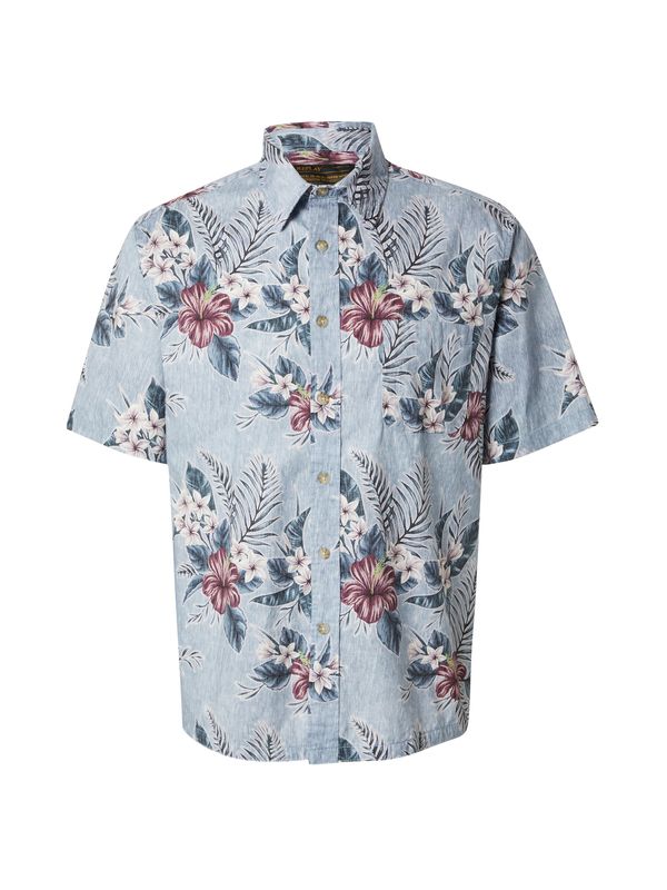 REPLAY REPLAY Риза  нейви синьо / светлосиньо / розово / бяло