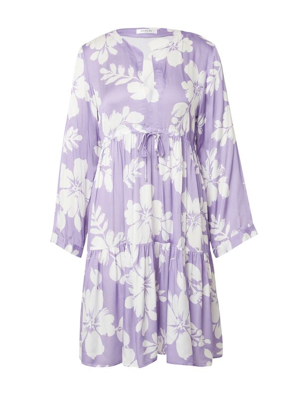 REPLAY REPLAY Рокля  люляк / бяло