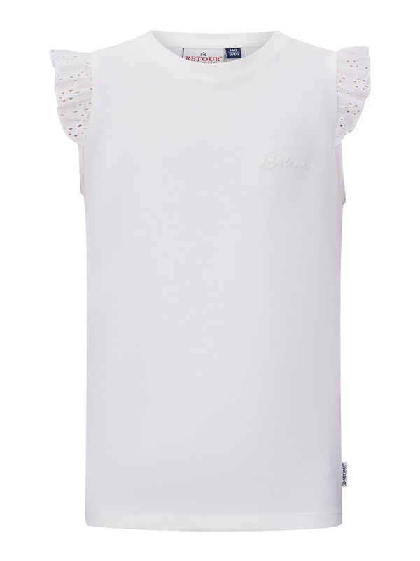 Retour Jeans Retour Jeans Тениска 'Ilana'  перлено бяло