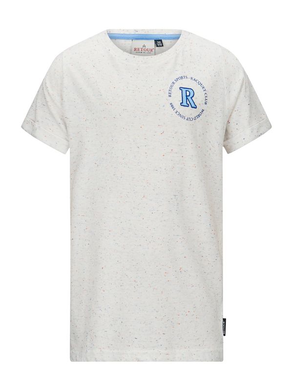 Retour Jeans Retour Jeans Тениска 'Karl'  синьо / мръсно бяло