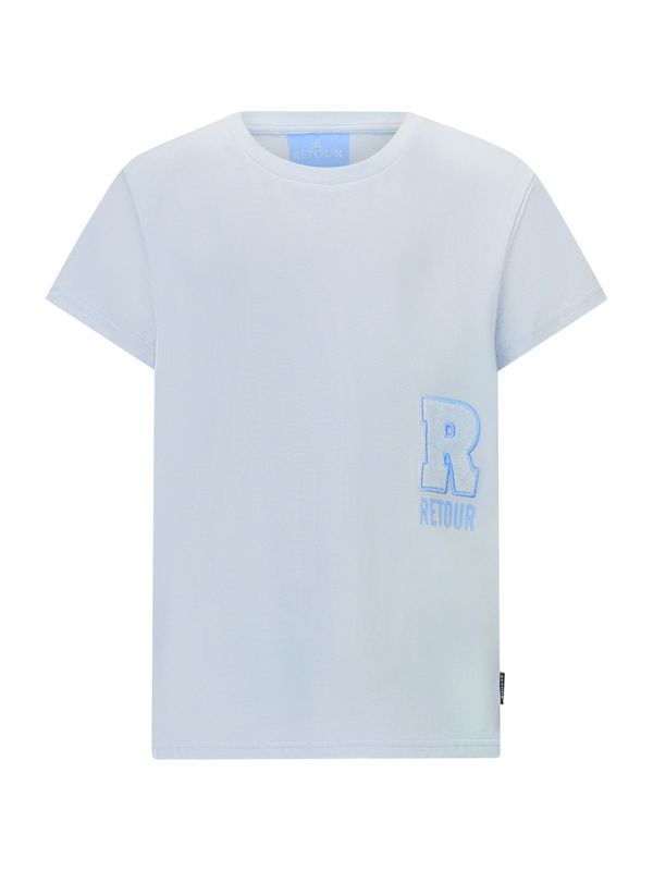 Retour Jeans Retour Jeans Тениска 'Randy'  синьо / пастелно синьо