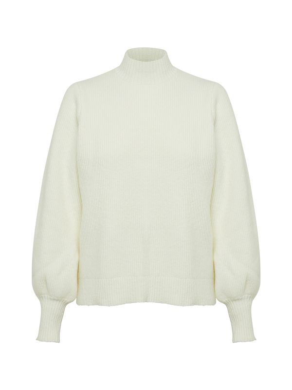 REUX REUX Пуловер 'TANIA'  бяло