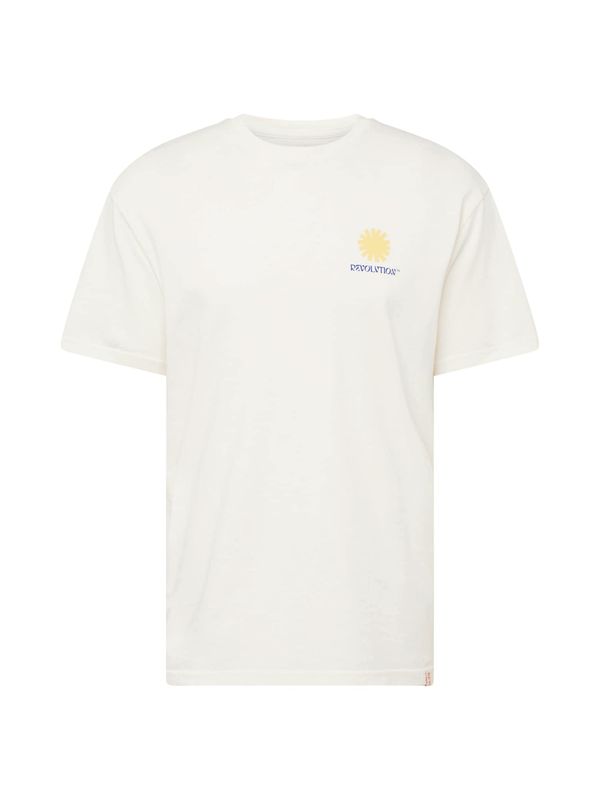 Revolution Revolution Тениска  слонова кост / синьо / жълто