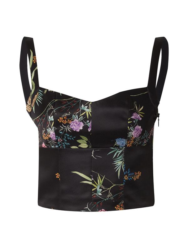 Riani Riani Блуза  зелено / лилав / оранжево / черно