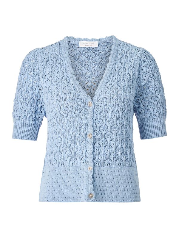 Rich & Royal Rich & Royal Плетена жилетка  синьо