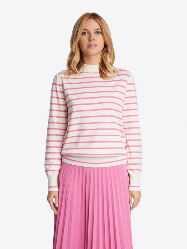 Rich & Royal Rich & Royal Пуловер  светлорозово / бяло