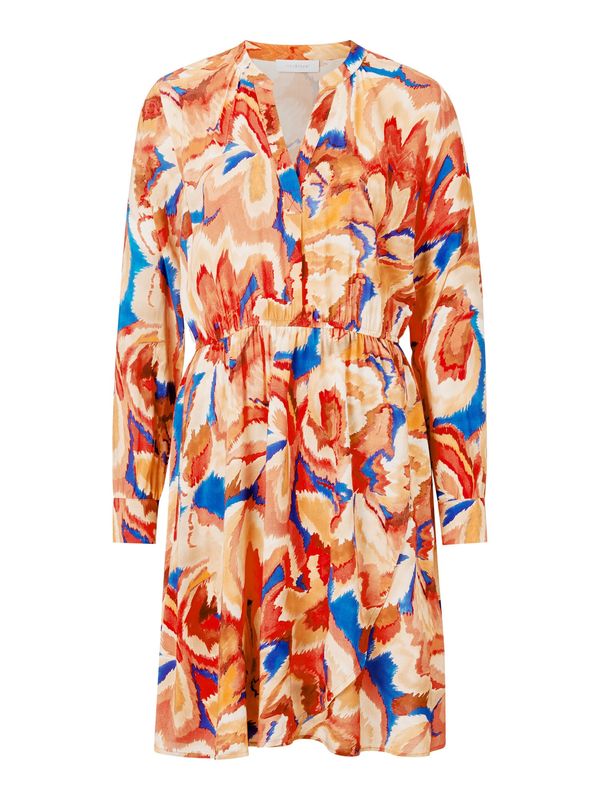 Rich & Royal Rich & Royal Рокля тип риза  синьо / оранжево / червено