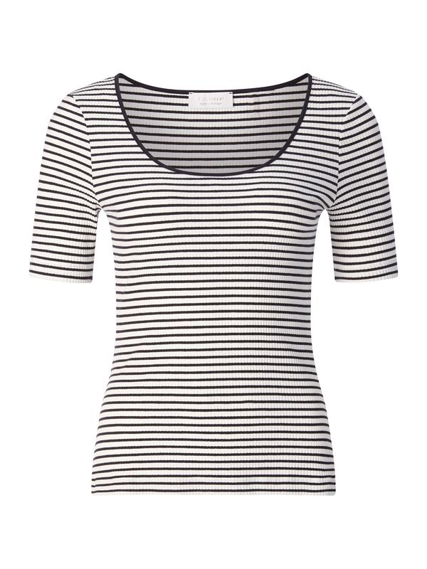 Rich & Royal Rich & Royal Тениска  тъмносиньо / бяло