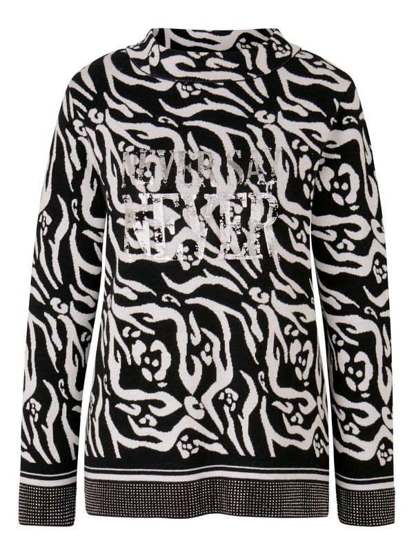 Rick Cardona by heine Rick Cardona by heine Пуловер  екрю / черно / сребърно