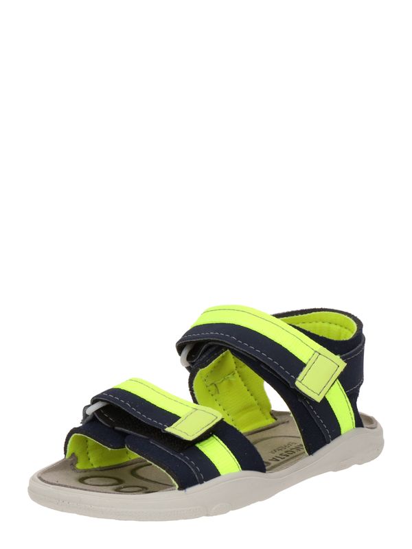 RICOSTA RICOSTA Отворени обувки 'SYDNEY'  тъмносиньо / лимоненожълто