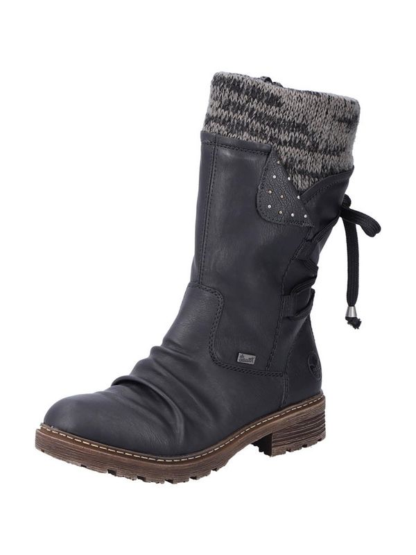 Rieker Rieker Ботуши  сив меланж / черно