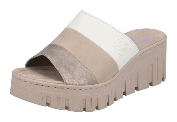 Rieker Rieker Чехли  пясъчен / екрю / тъмнобежово