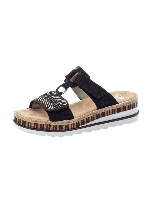 Rieker Rieker Чехли  светлобежово / черно / бяло