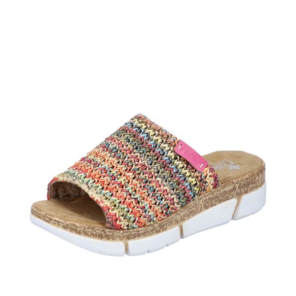 Rieker Rieker Чехли  светложълто / светлозелено / оранжево / розово