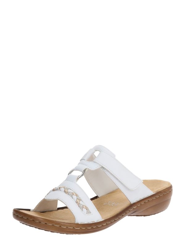 Rieker Rieker Чехли  злато / бяло