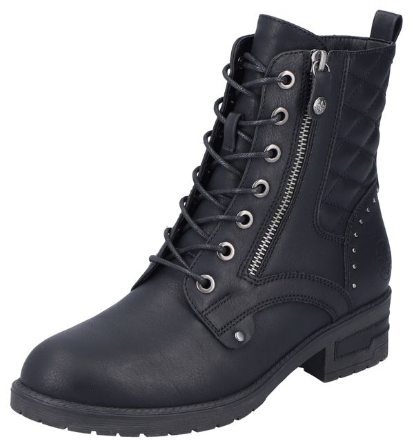 Rieker Rieker Ниски ботуши с връзки  черно