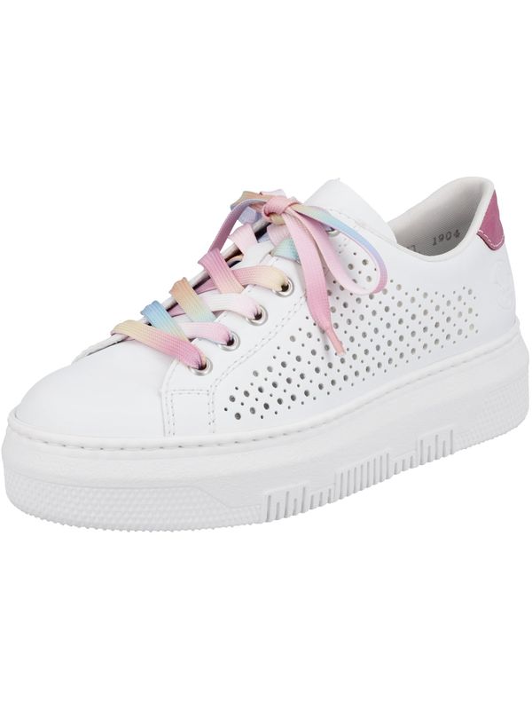 Rieker Rieker Ниски маратонки  розово / бяло