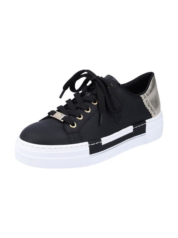 Rieker Rieker Обувки с връзки  сиво / черно / бяло