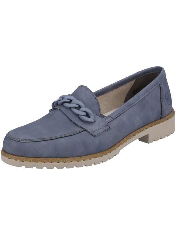 Rieker Rieker Пантофи  гълъбово синьо