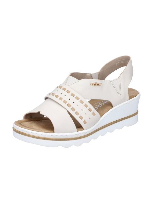 Rieker Rieker Сандали  бежово / цвят "пясък" / злато