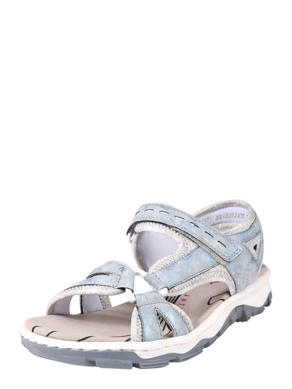 Rieker Rieker Сандали  гълъбово синьо / светлосиньо / сиво / сребърно сиво
