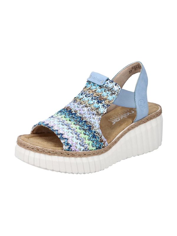 Rieker Rieker Сандали  пастелно синьо / пъстро