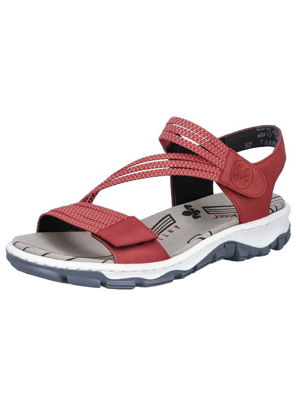 Rieker Rieker Сандали с каишка  огнено червено