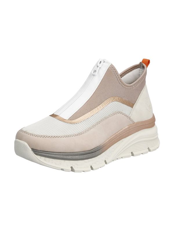 Rieker Rieker Спортни обувки Slip On  екрю / бледорозово / пепел от рози / бяло