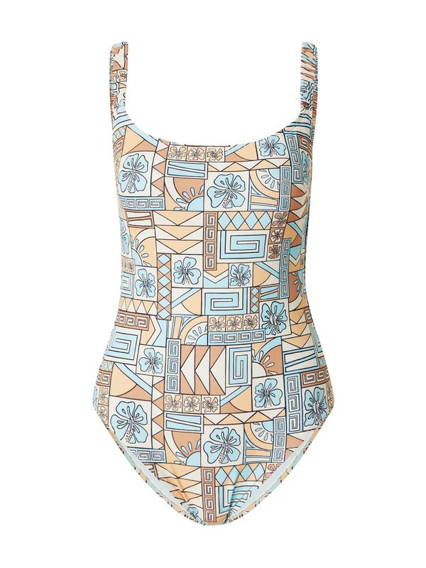 RIP CURL RIP CURL Бански костюм 'BLOCK PARTY'  бежово / светлосиньо / светлокафяво / черно