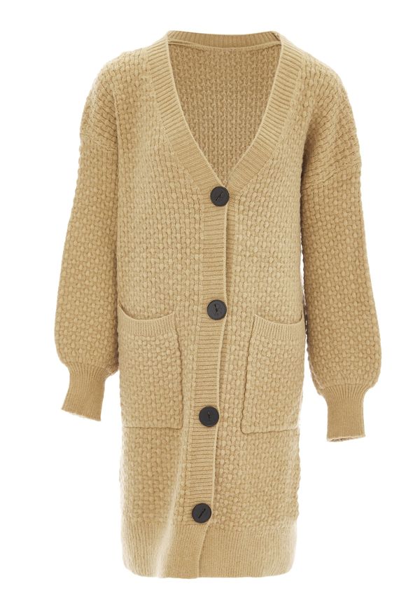 RISA RISA Плетена жилетка  камел