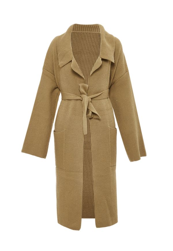 RISA RISA Плетена жилетка  маслина