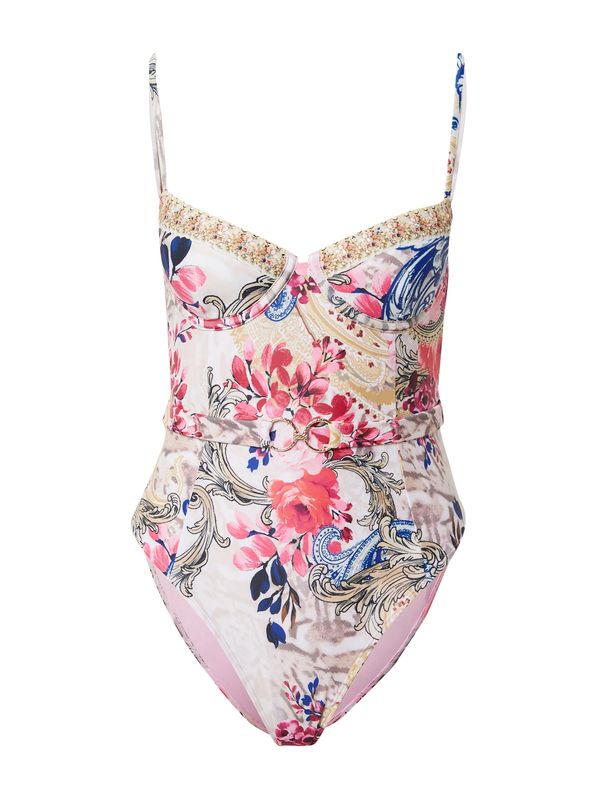 River Island River Island Бански костюм  светлосиньо / златистожълто / бледорозово / червено