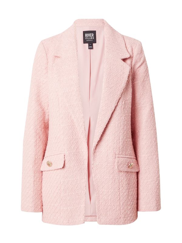 River Island River Island Блейзър  бледорозово