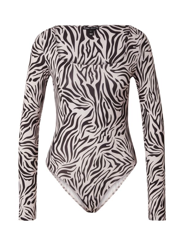 River Island River Island Блуза боди  слонова кост / черно