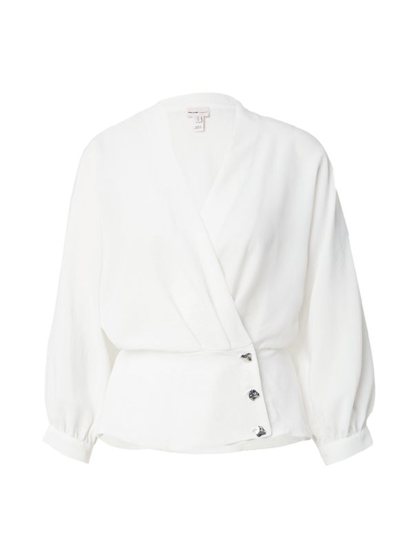 River Island River Island Блуза  сребърно / бяло