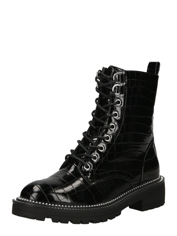 River Island River Island Ниски ботуши с връзки  черно