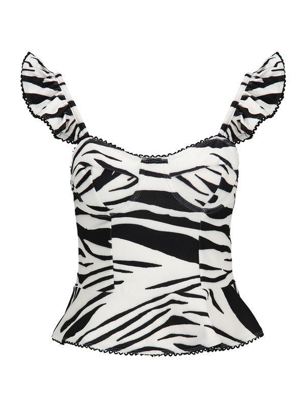 River Island Petite River Island Petite Топ  черно / бяло