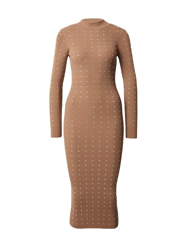 River Island River Island Плетена рокля 'HEATSEAL'  камел