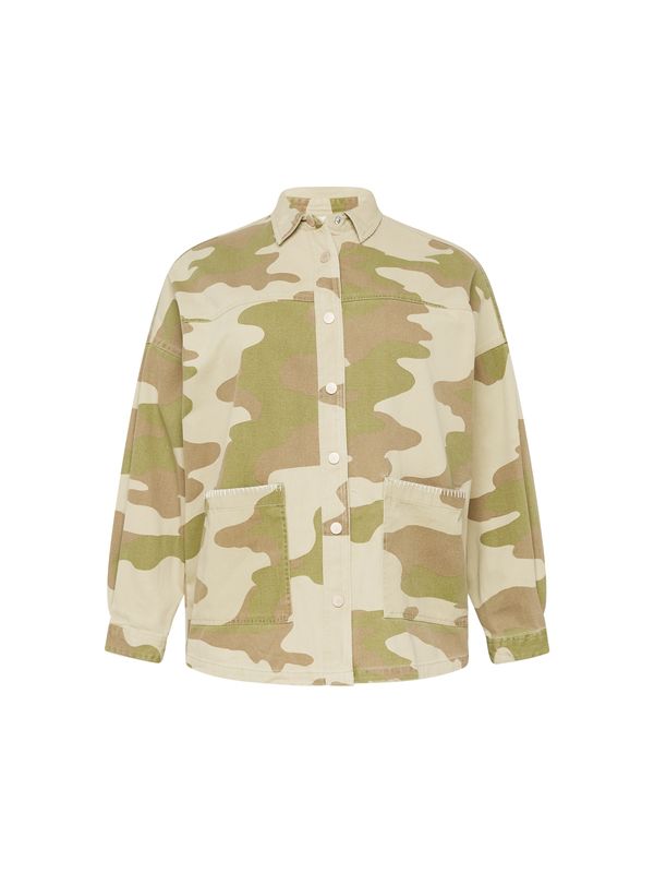 River Island Plus River Island Plus Преходно яке  бежово / каки / маслина