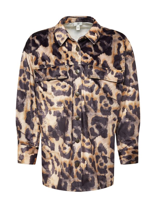 River Island Plus River Island Plus Преходно яке  карамел / светлокафяво / тъмносиво / черно