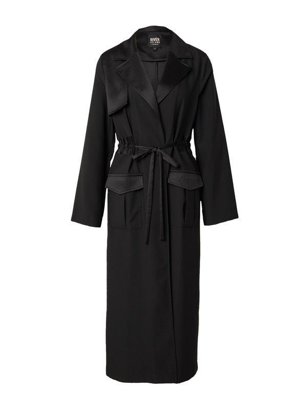River Island River Island Преходно палто 'UTILITY'  черно