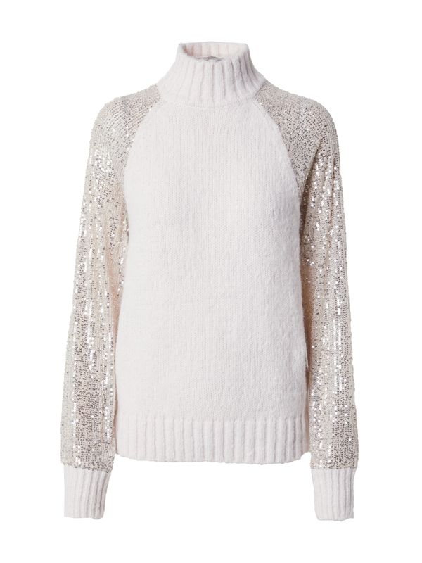 River Island River Island Пуловер  кремаво / сребърно