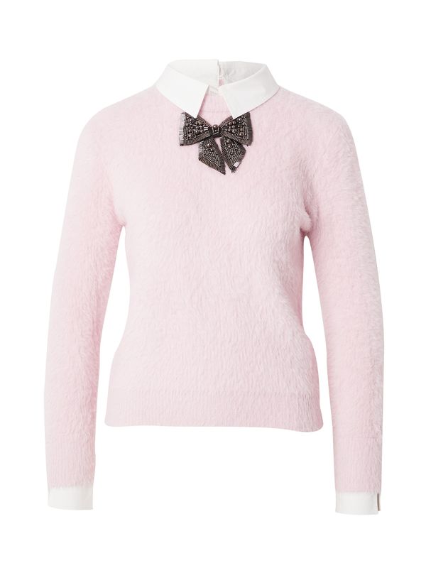 River Island River Island Пуловер  сиво / бледорозово / бяло