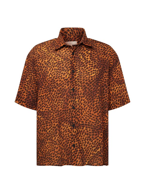 River Island River Island Риза  кафяво / коняк