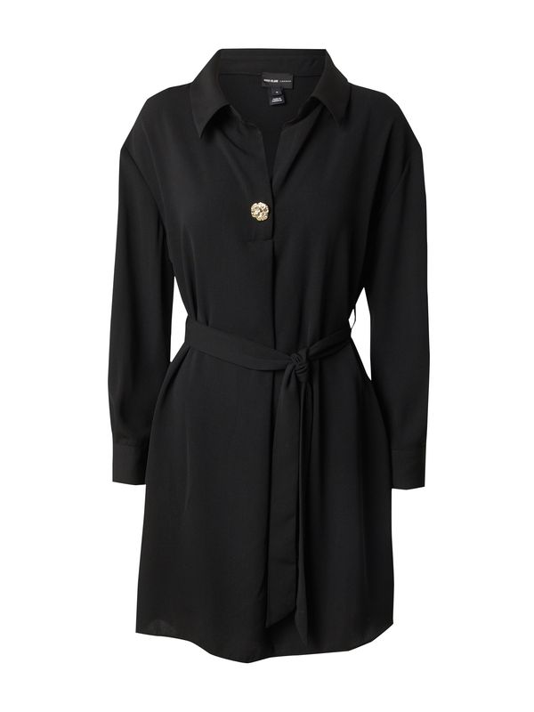 River Island River Island Рокля тип риза  злато / черно