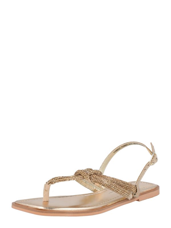 River Island River Island Сандали с разделител за пръстите 'GLADIATOR'  злато