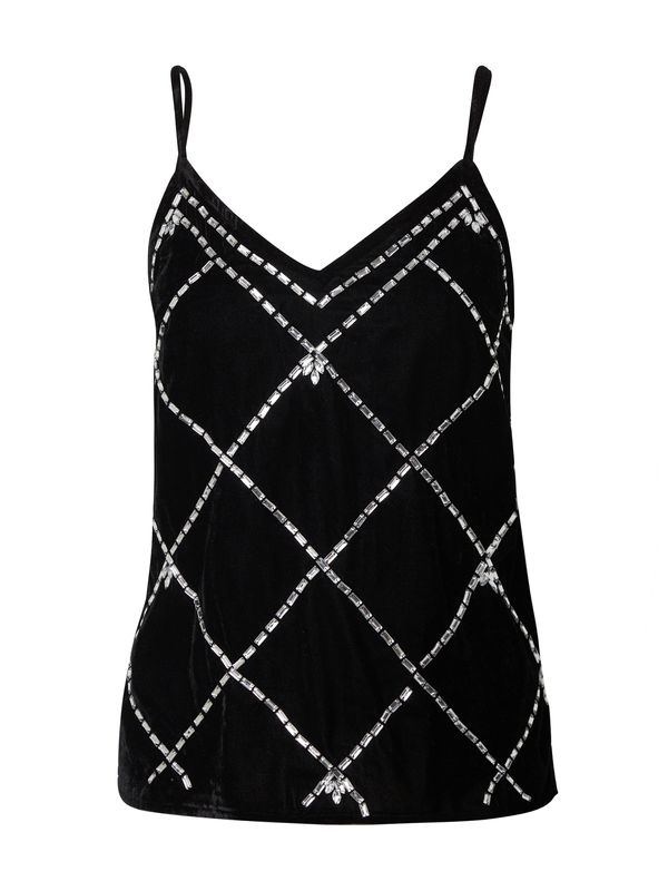 River Island River Island Топ  черно / сребърно