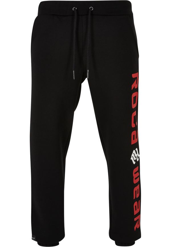 ROCAWEAR ROCAWEAR Панталон  червено / черно / бяло